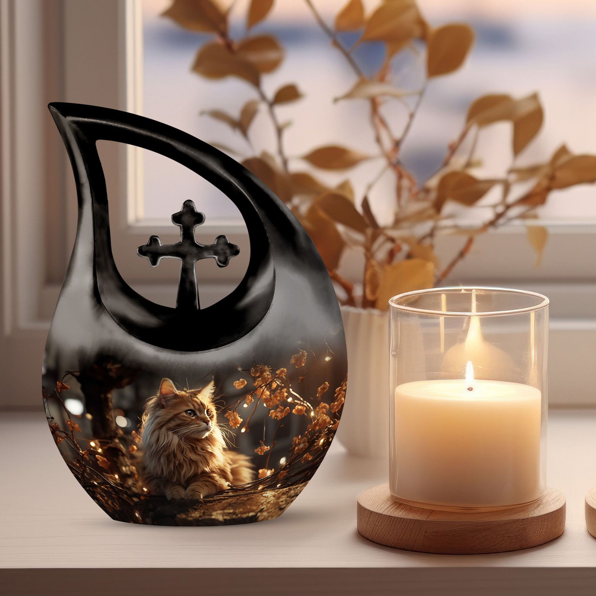 Cat Urns For Ashes - Mini Urn For Human Ashes