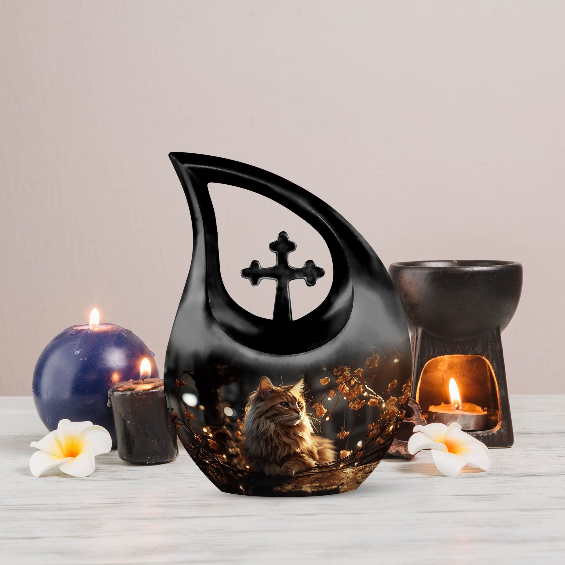 Cat Urns For Ashes - Mini Urn For Human Ashes