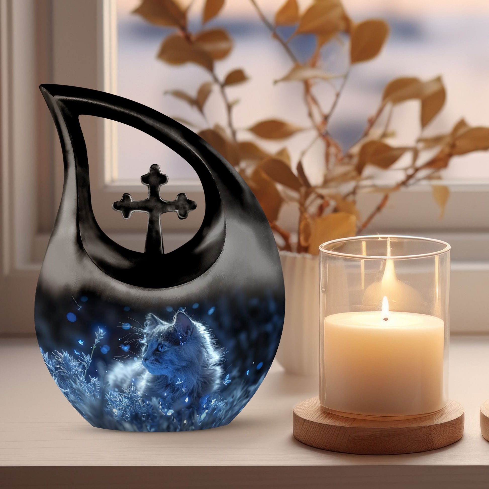 Cat Urns For Ashes - Mini Urn For Mom Ashes