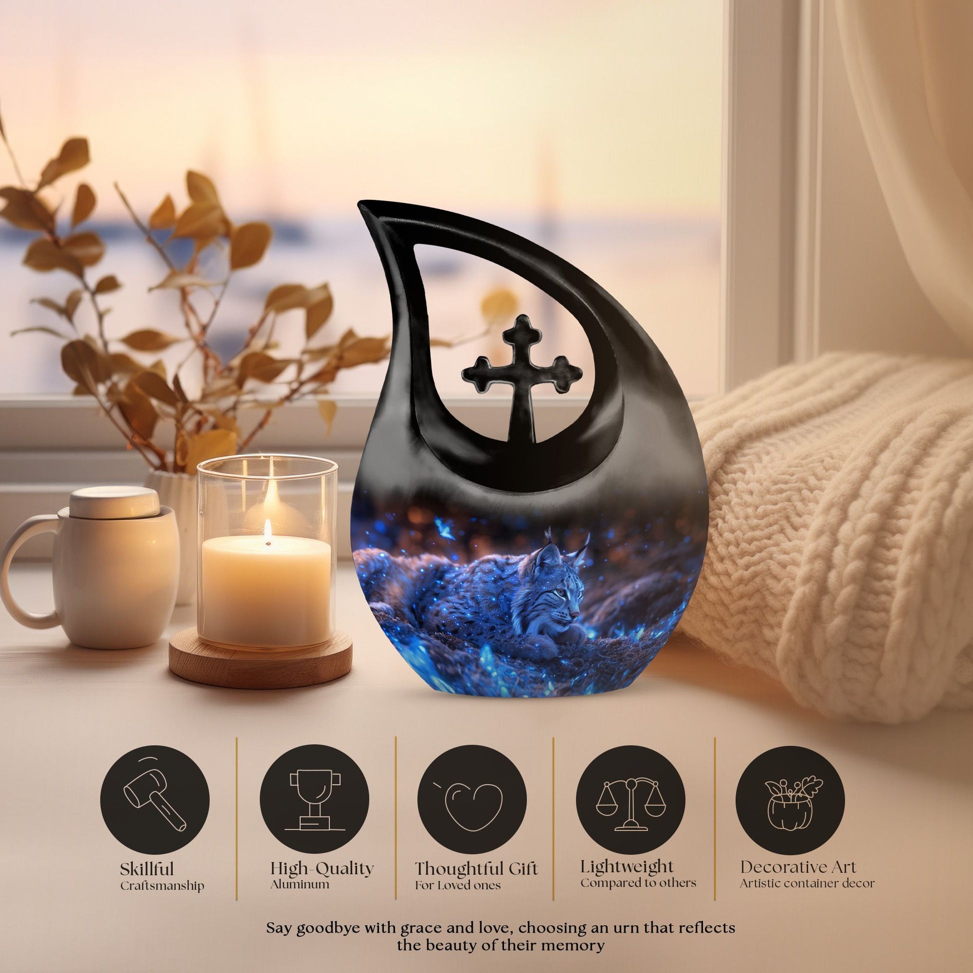 Cat Urns For Ashes - Urn Keepsakes For Ashes
