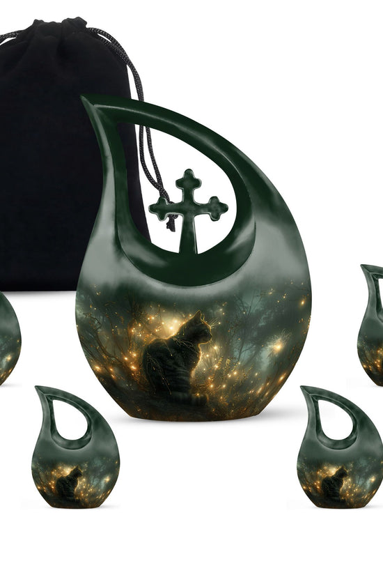 Cat Urns For Ashes - Memorial Ashes Keepsake