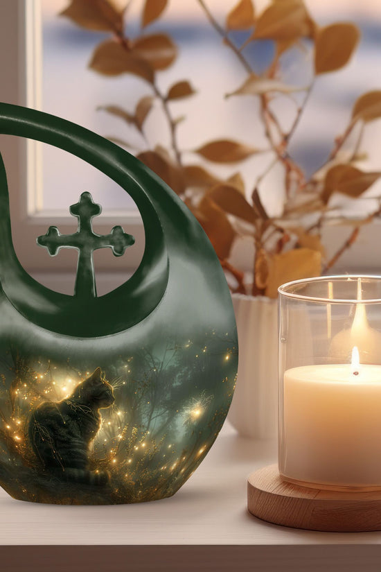 Cat Urns For Ashes - Memorial Ashes Keepsake