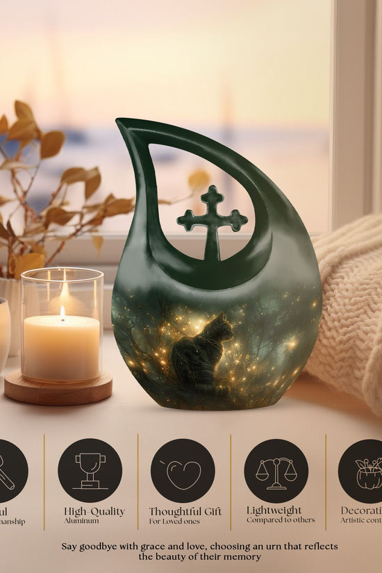 Cat Urns For Ashes - Memorial Ashes Keepsake