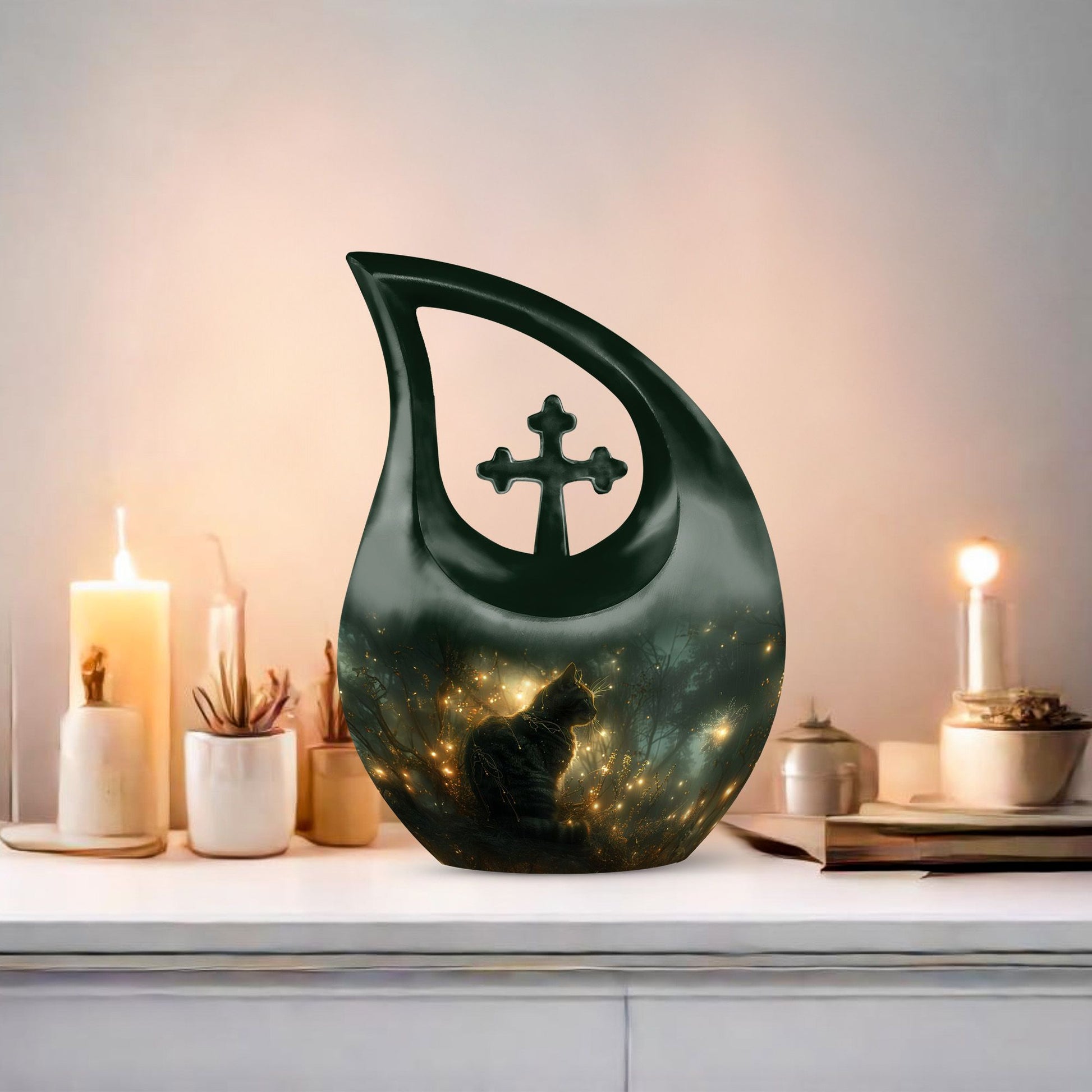 Cat Urns For Ashes - Memorial Ashes Keepsake