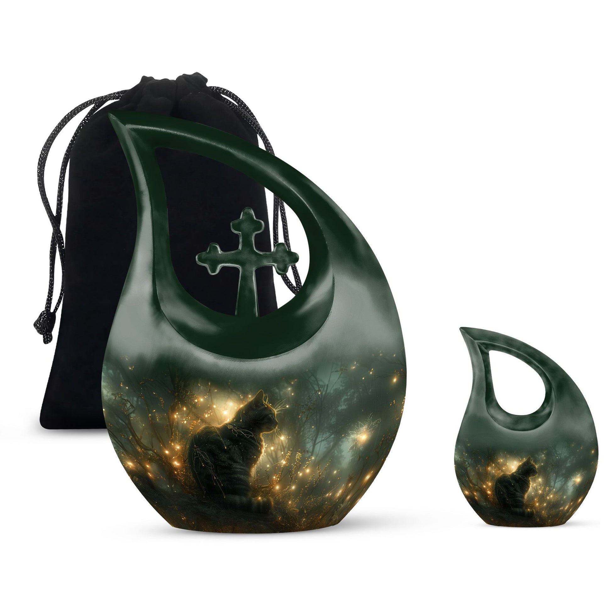 Cat Urns For Ashes - Memorial Ashes Keepsake