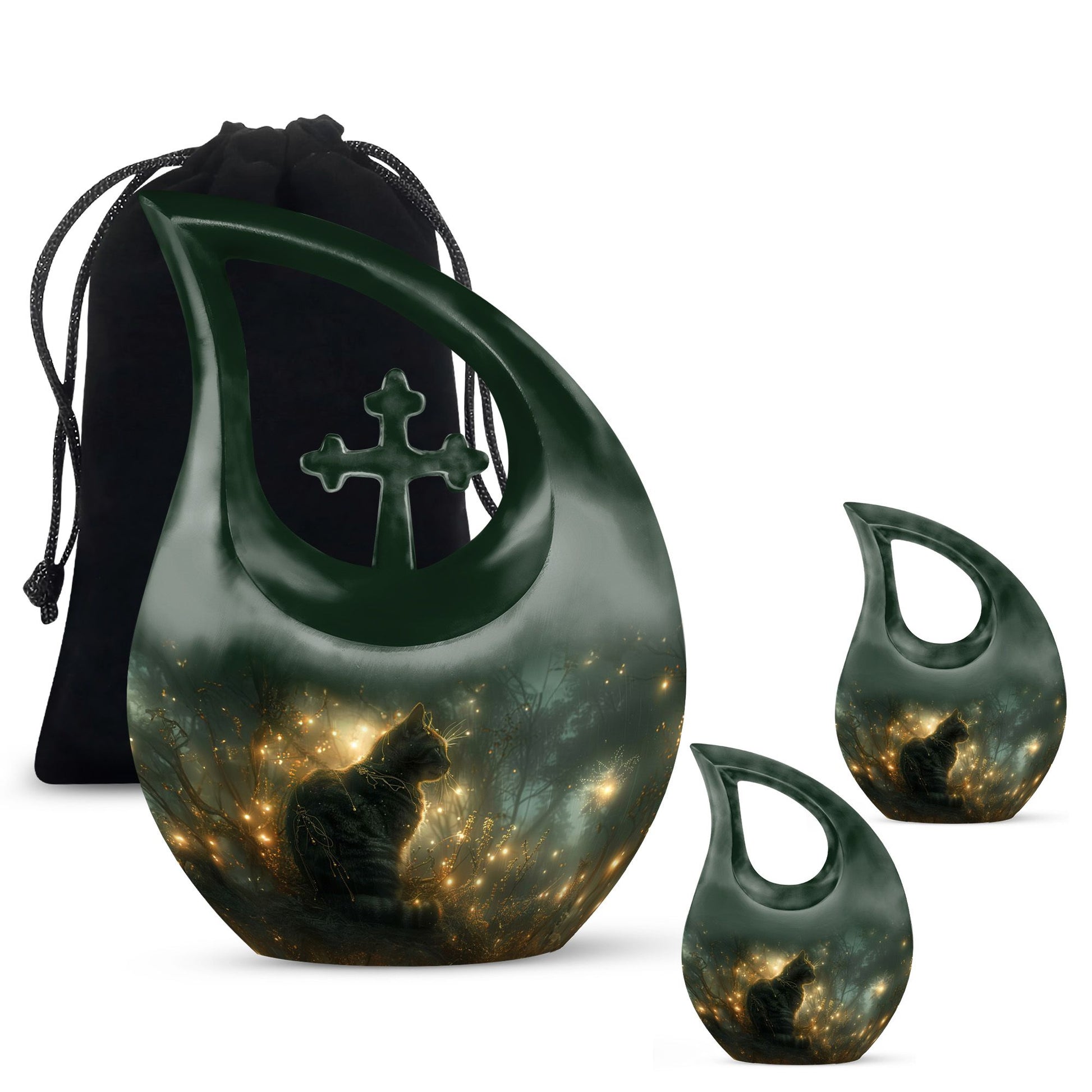 Cat Urns For Ashes - Memorial Ashes Keepsake