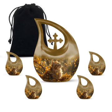 Large Urn With 4 Keepsake
