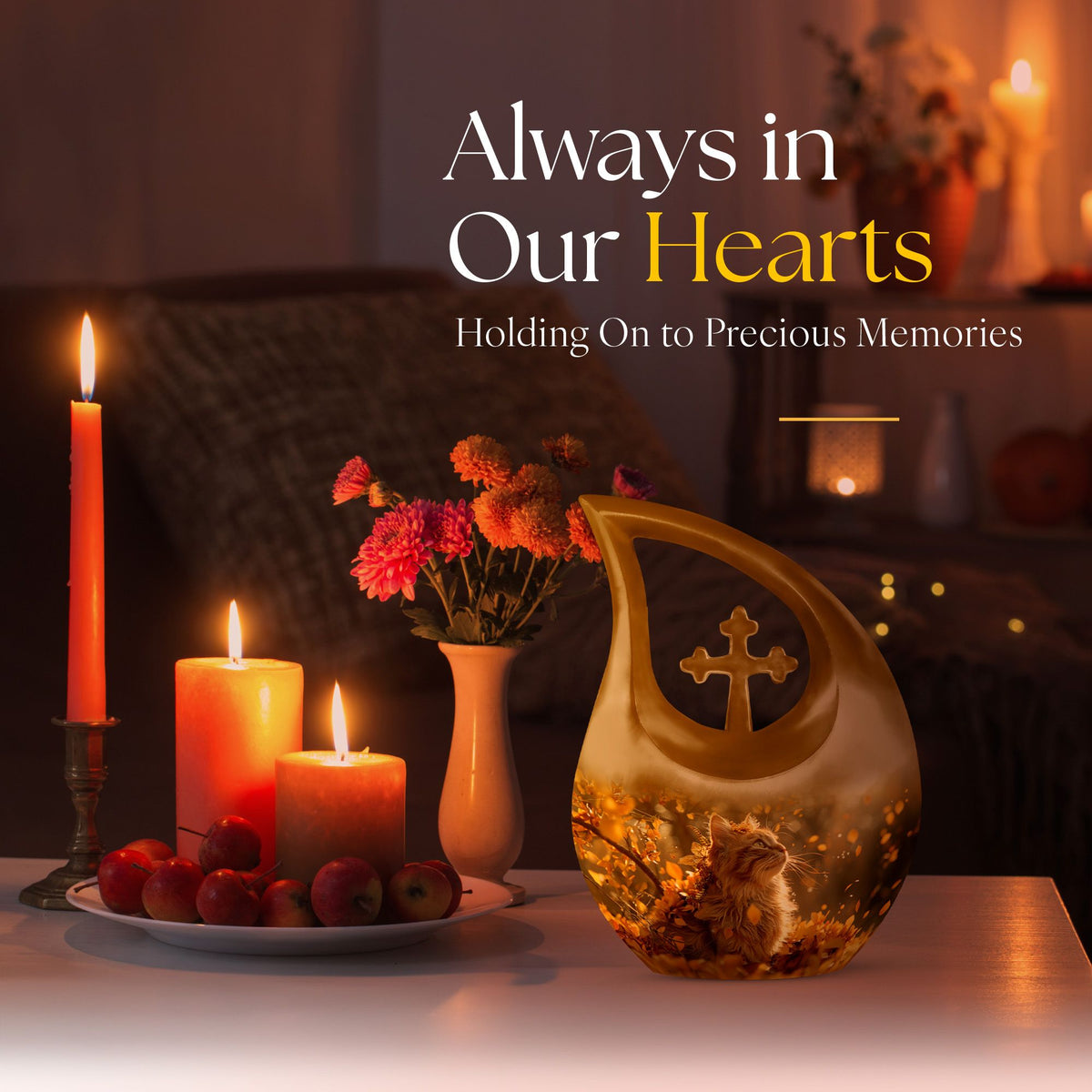 Cat Urns For Ashes - Keepsake For Ashes