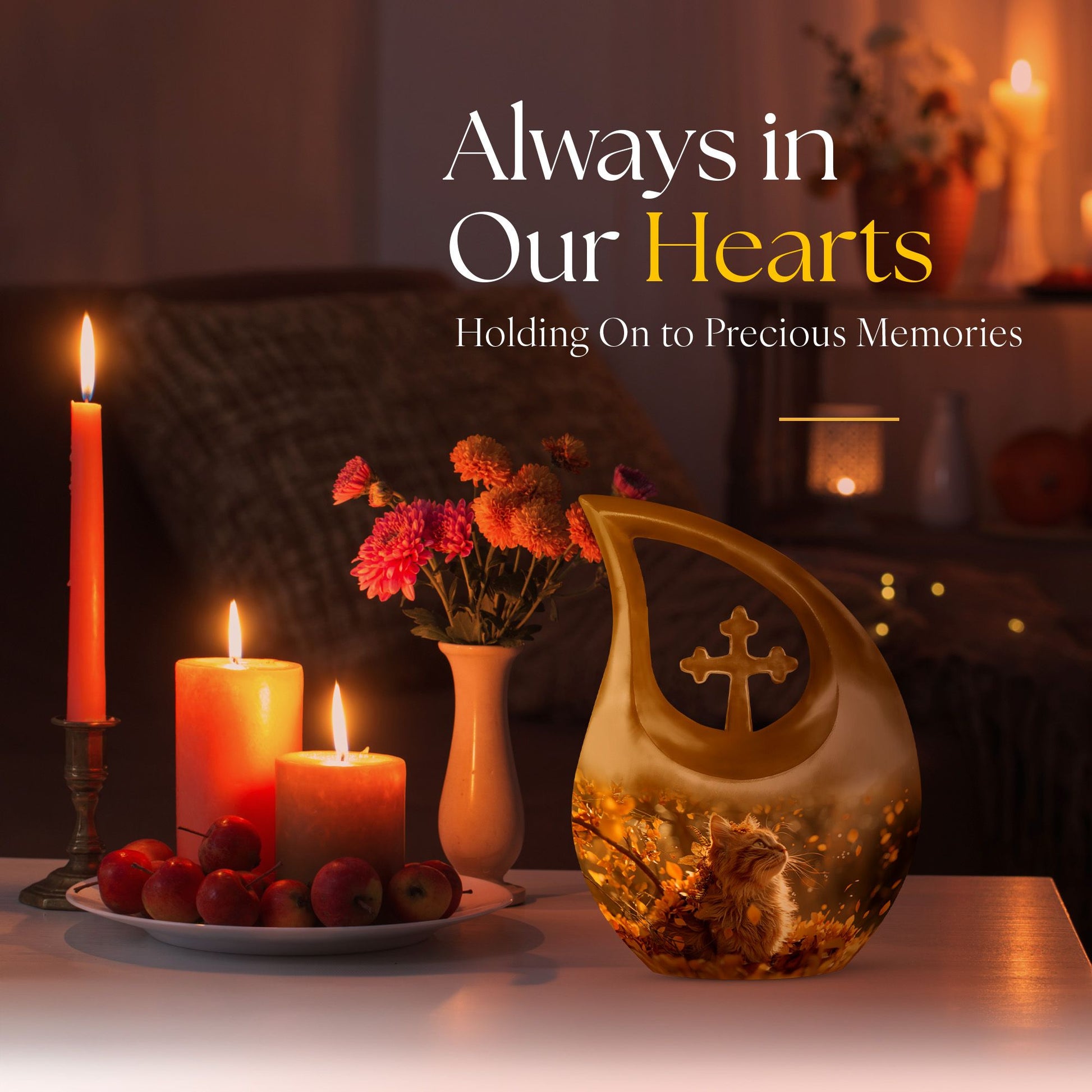 Cat Urns For Ashes - Keepsake For Ashes