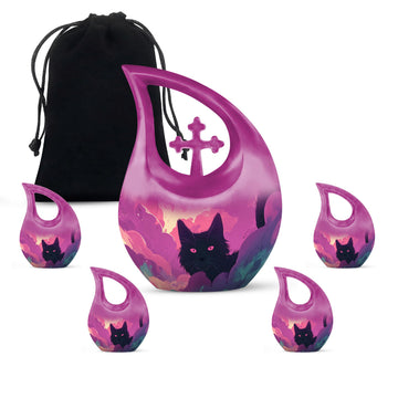 Large Urn With 4 Keepsake