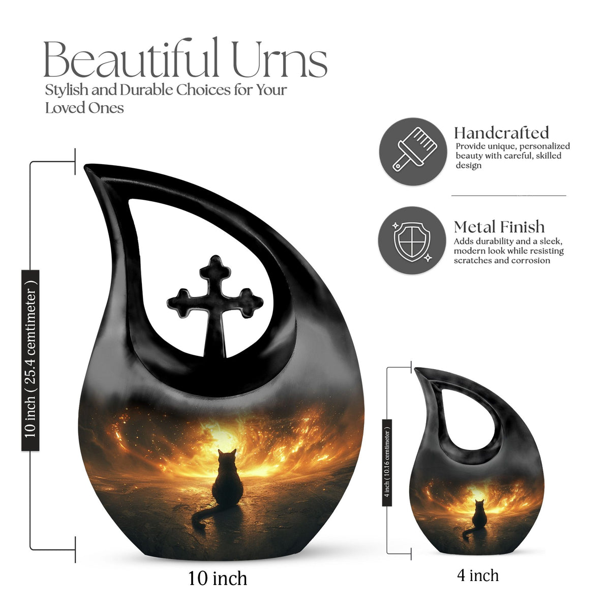 Cat Urns For Ashes - Urn Keepsake For Human Ashes