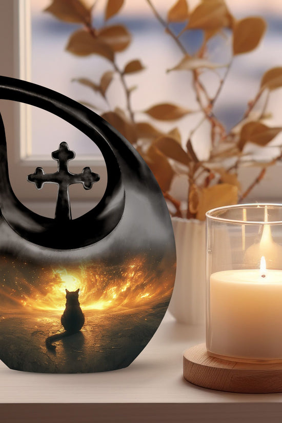 Cat Urns For Ashes - Urn Keepsake For Human Ashes