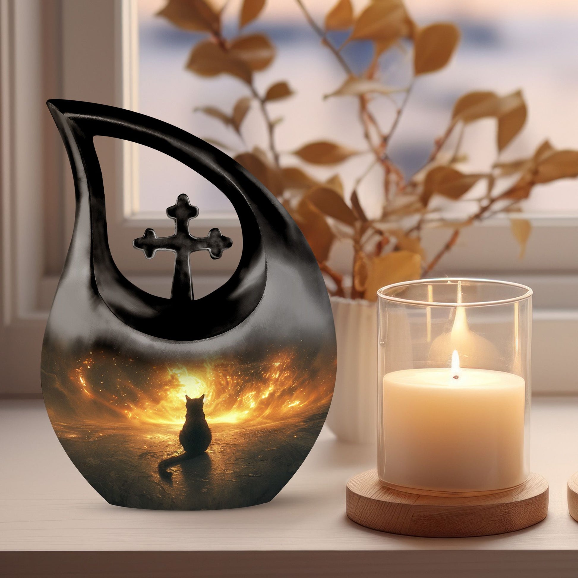 Cat Urns For Ashes - Urn Keepsake For Human Ashes
