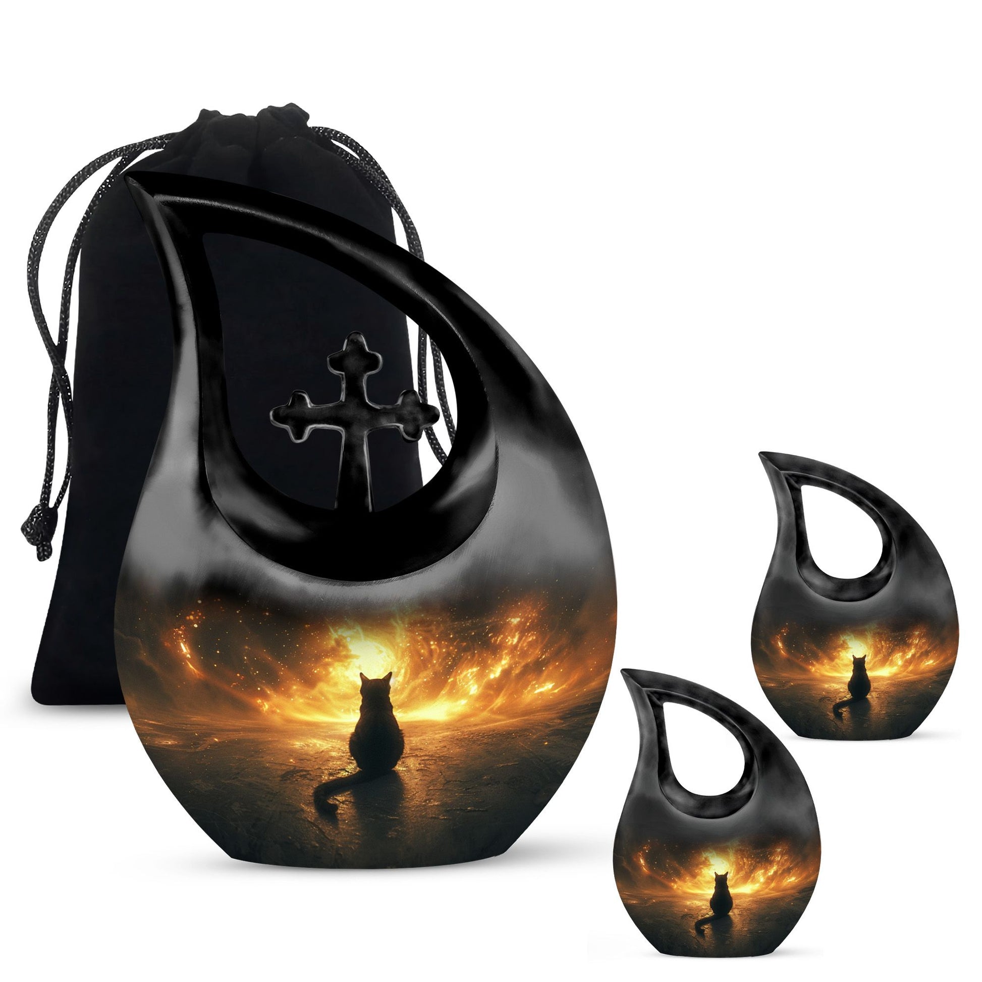 Cat Urns For Ashes - Urn Keepsake For Human Ashes