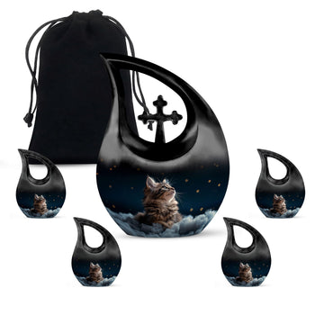 Large Urn With 4 Keepsake