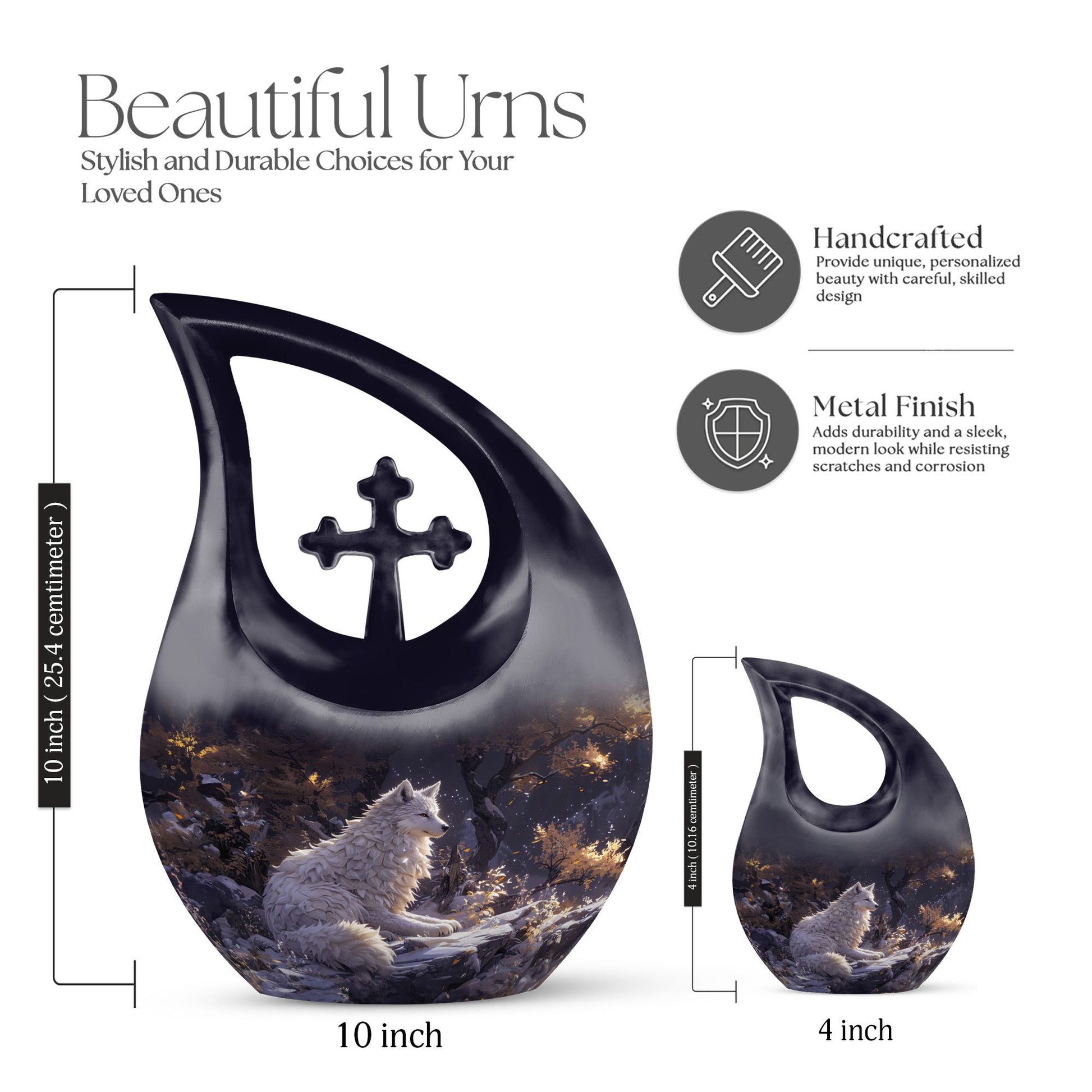 Cat Urns For Ashes - Ashes Memorial Keepsake