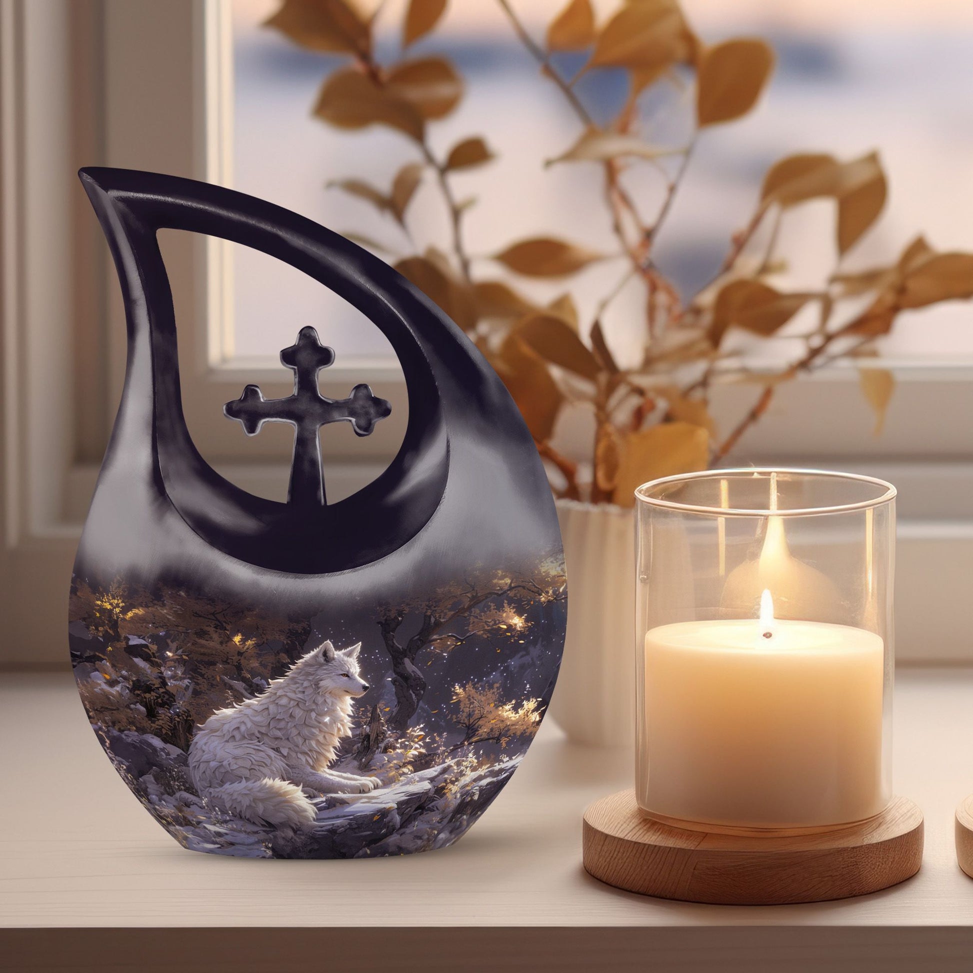 Cat Urns For Ashes - Ashes Memorial Keepsake