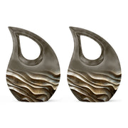 Board Urns For Ashes - Urn Keepsake Combo Set