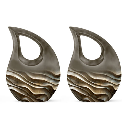 Board Urns For Ashes - Urn Keepsake Combo Set