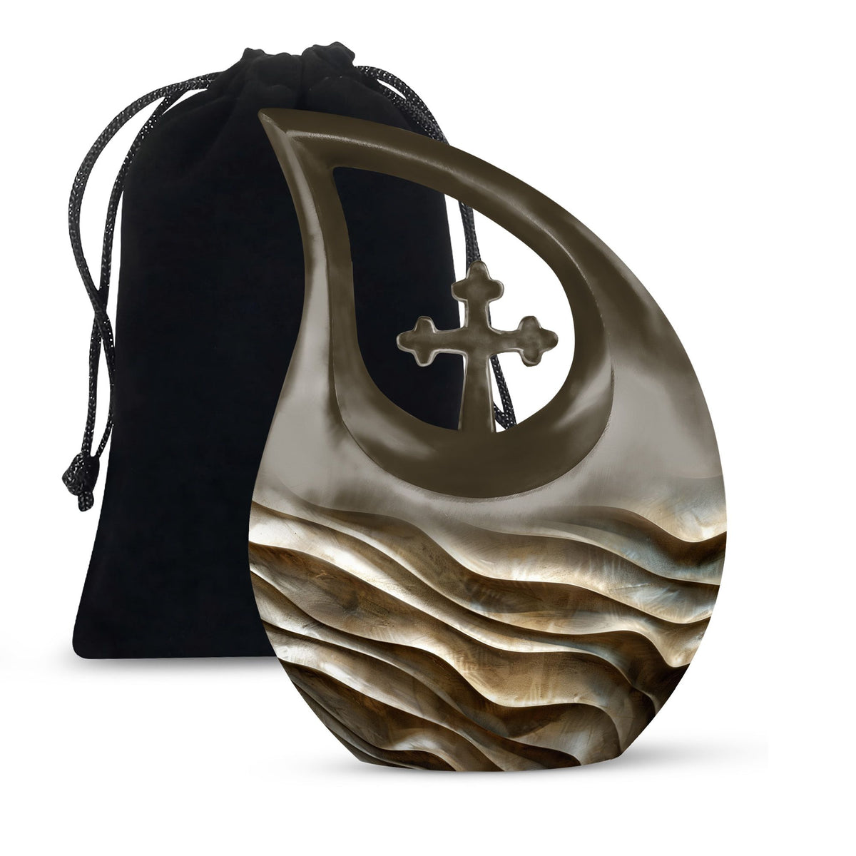 Board Urns For Ashes - Urn Keepsake Combo Set