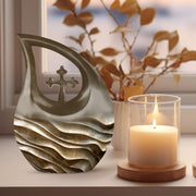 Board Urns For Ashes - Urn Keepsake Combo Set