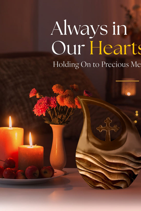 Board Urns For Ashes - Urn Keepsake Combo Set