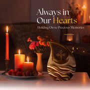 Board Urns For Ashes - Urn Keepsake Combo Set
