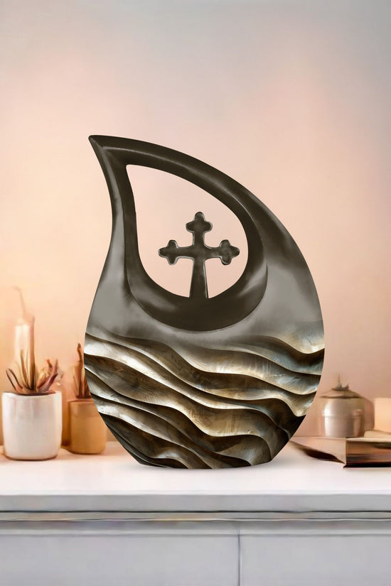 Board Urns For Ashes - Urn Keepsake Combo Set