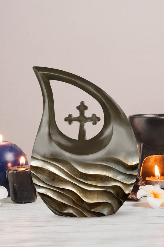 Board Urns For Ashes - Urn Keepsake Combo Set