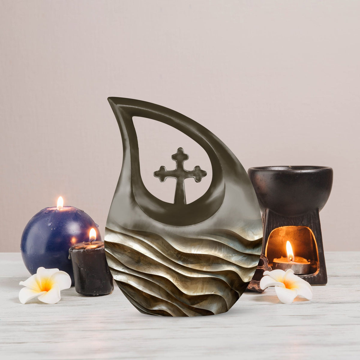 Board Urns For Ashes - Urn Keepsake Combo Set
