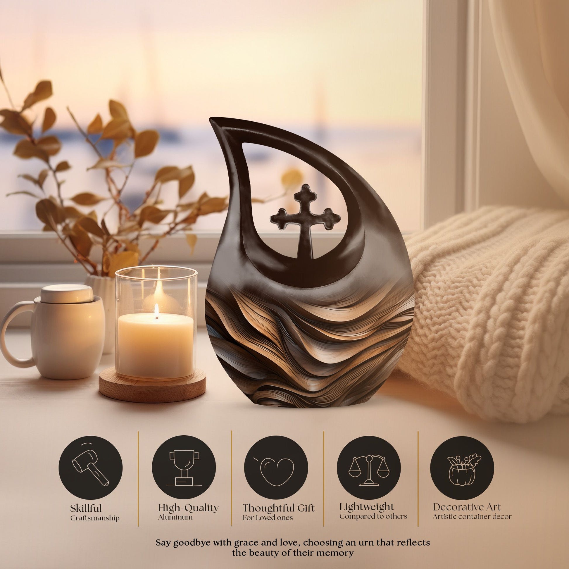 Board Urns For Ashes - Keepsake Urns For Human Ashes Adult