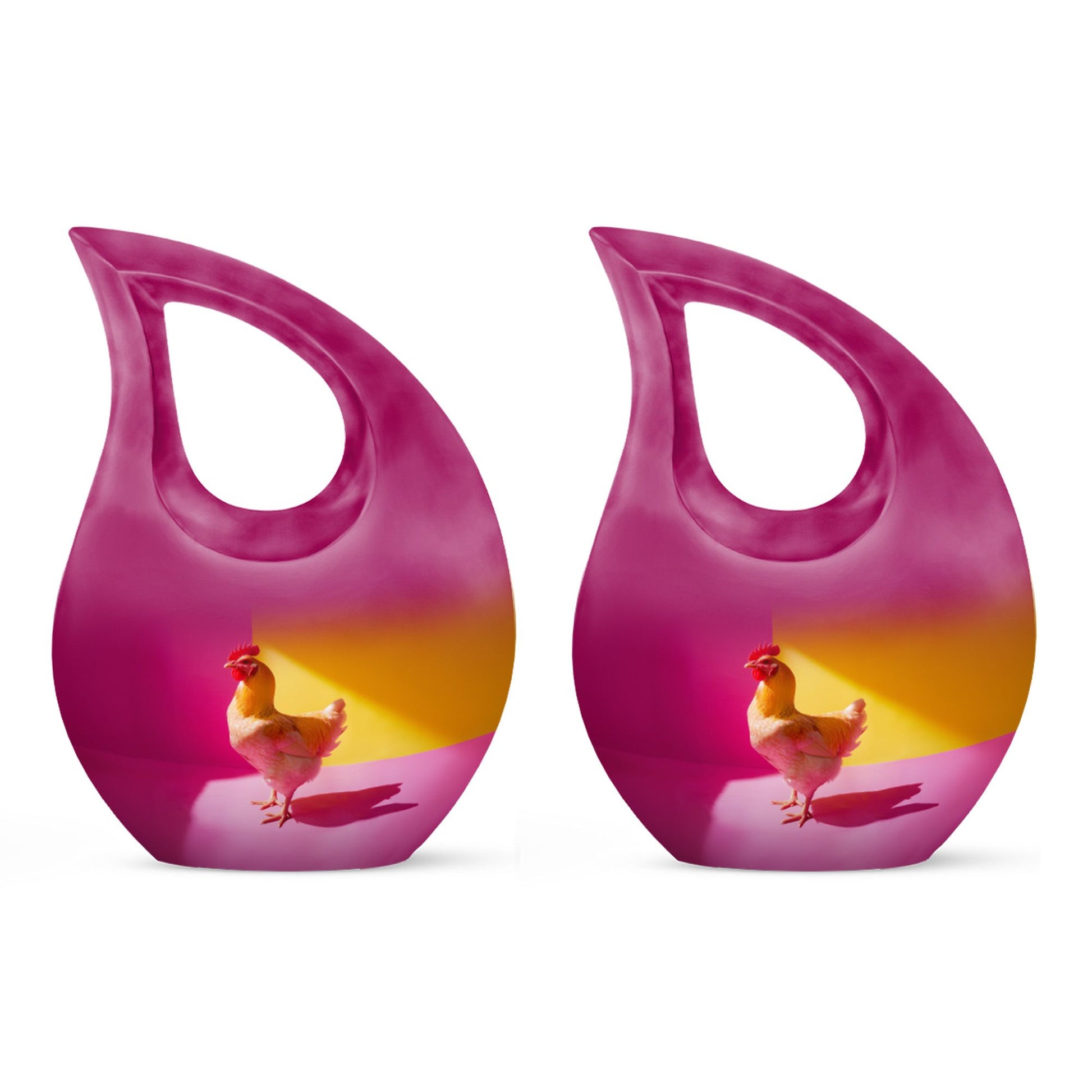 Chicken Urns For Ashes - Keepsake Urn Set