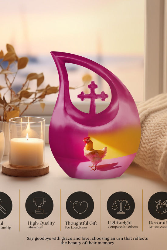 Chicken Urns For Ashes - Keepsake Urn Set