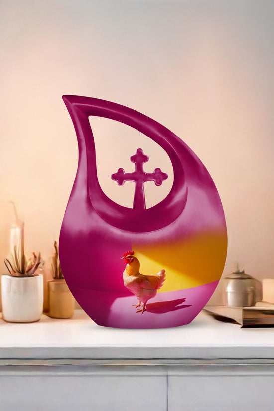 Chicken Urns For Ashes - Keepsake Urn Set