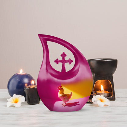 Chicken Urns For Ashes - Keepsake Urn Set