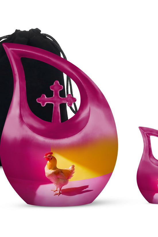 Chicken Urns For Ashes - Keepsake Urn Set