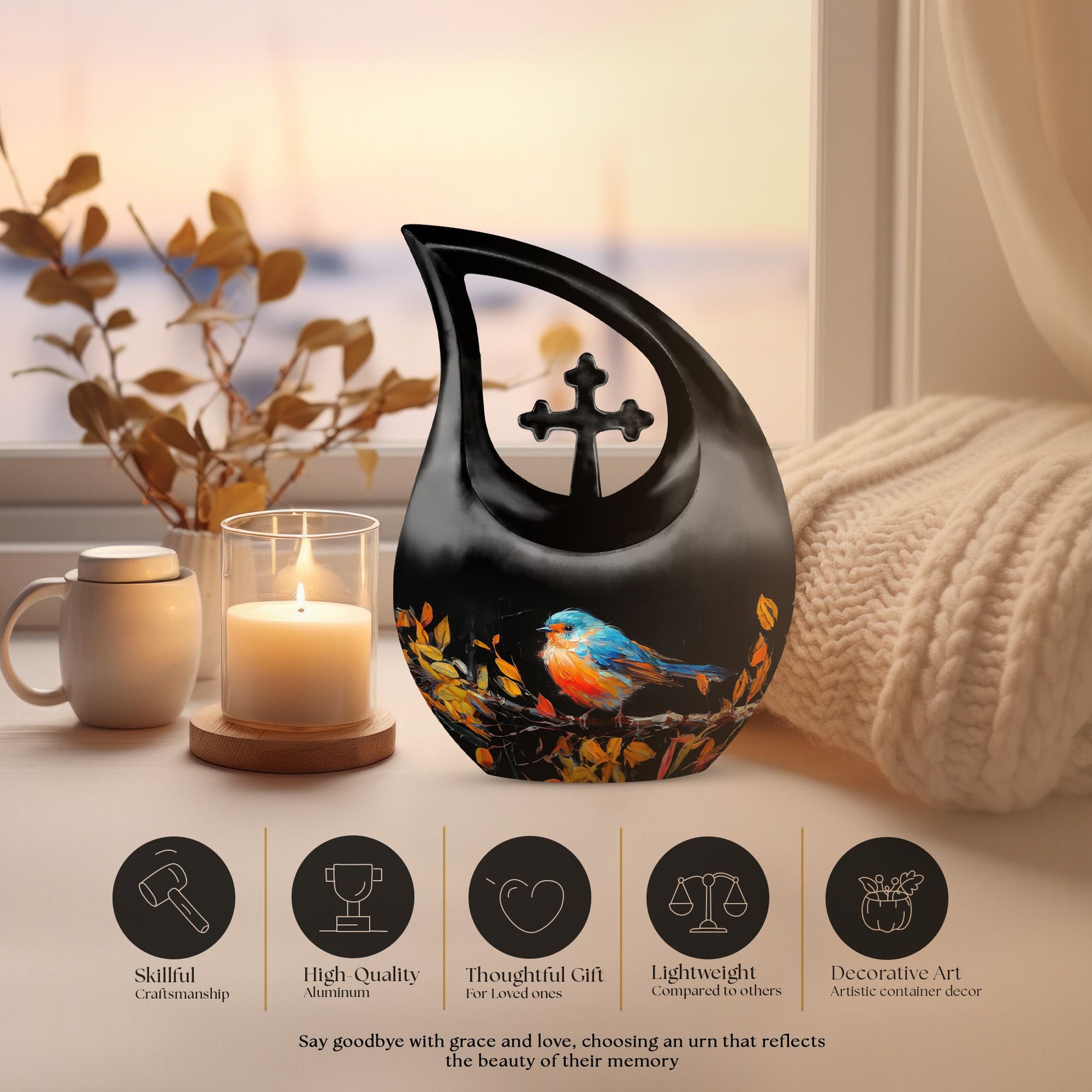 Bird Urns For Ashes - Keepsake Urns Human Ashes