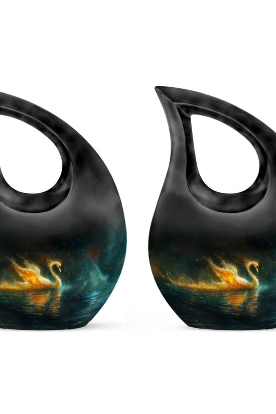 Swan Urns For Ashes - Large Urns For Human Ashes Adult