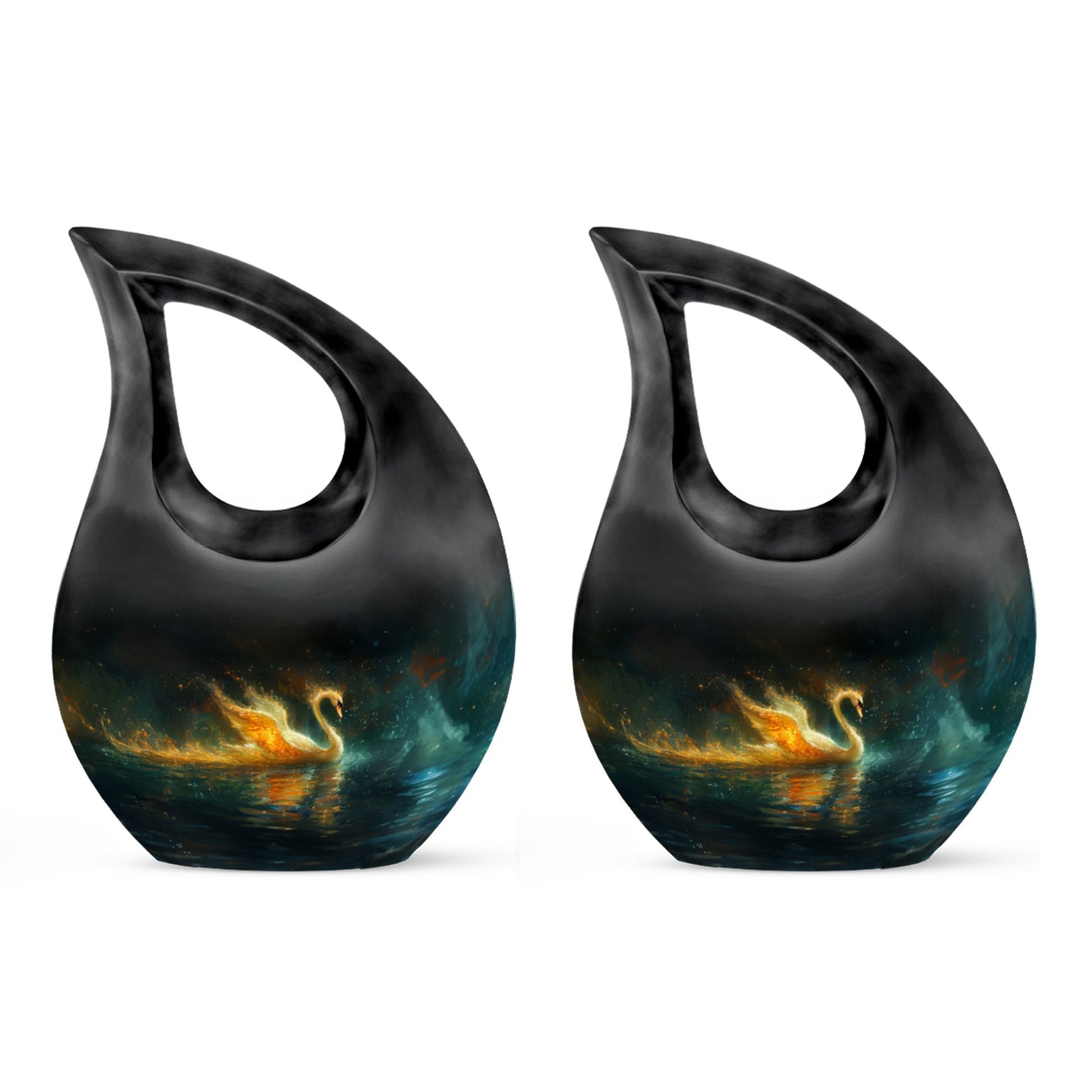 Swan Urns For Ashes - Large Urns For Human Ashes Adult