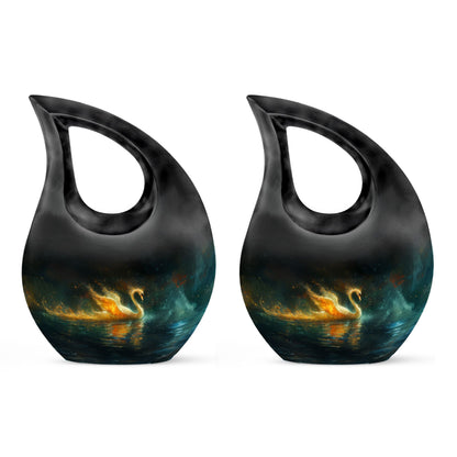 Swan Urns For Ashes - Large Urns For Human Ashes Adult