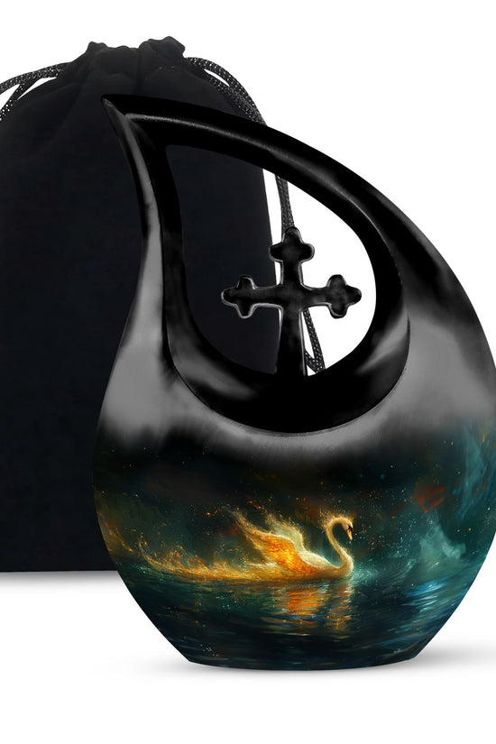 Swan Urns For Ashes - Large Urns For Human Ashes Adult