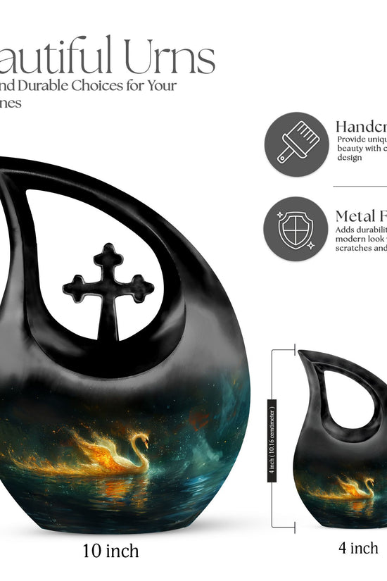 Swan Urns For Ashes - Large Urns For Human Ashes Adult