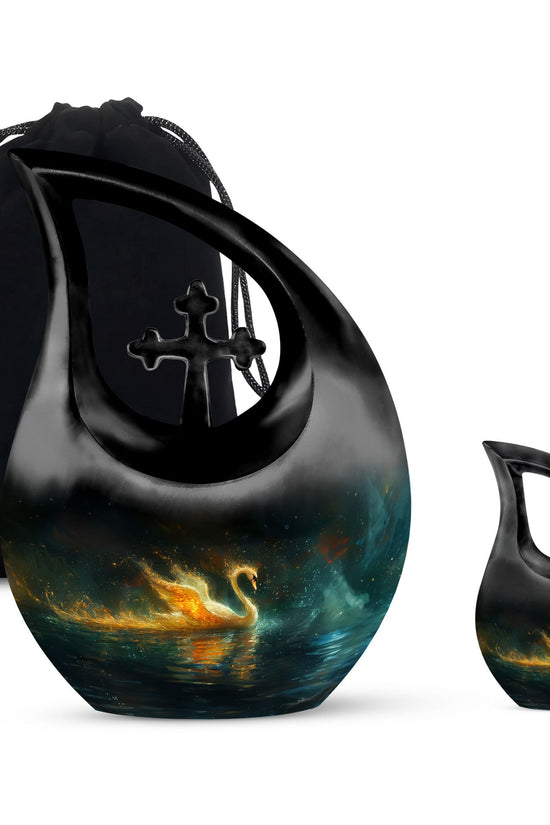 Swan Urns For Ashes - Large Urns For Human Ashes Adult