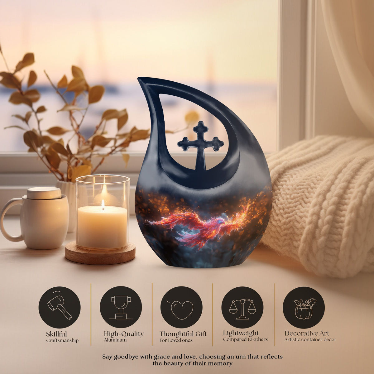 Bird Urns For Ashes - Large Urn For Ashes Adult Male