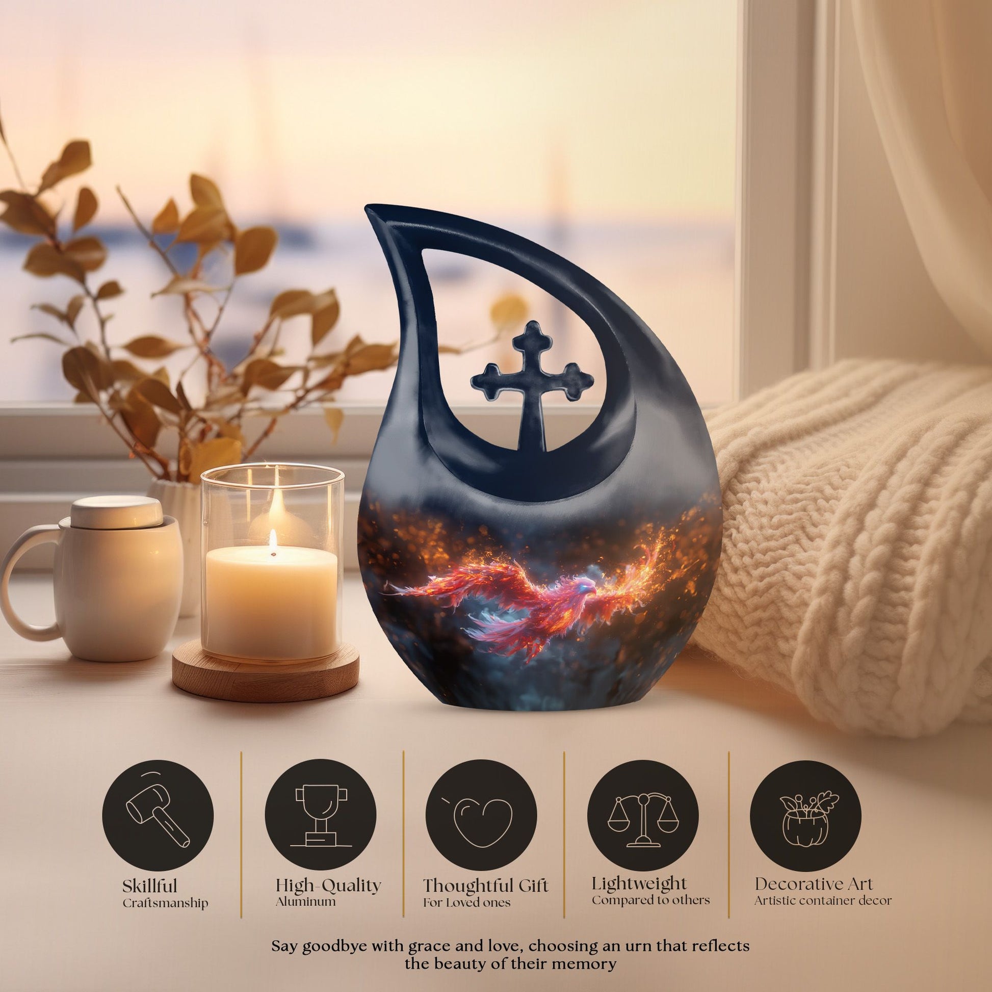 Bird Urns For Ashes - Large Urn For Ashes Adult Male