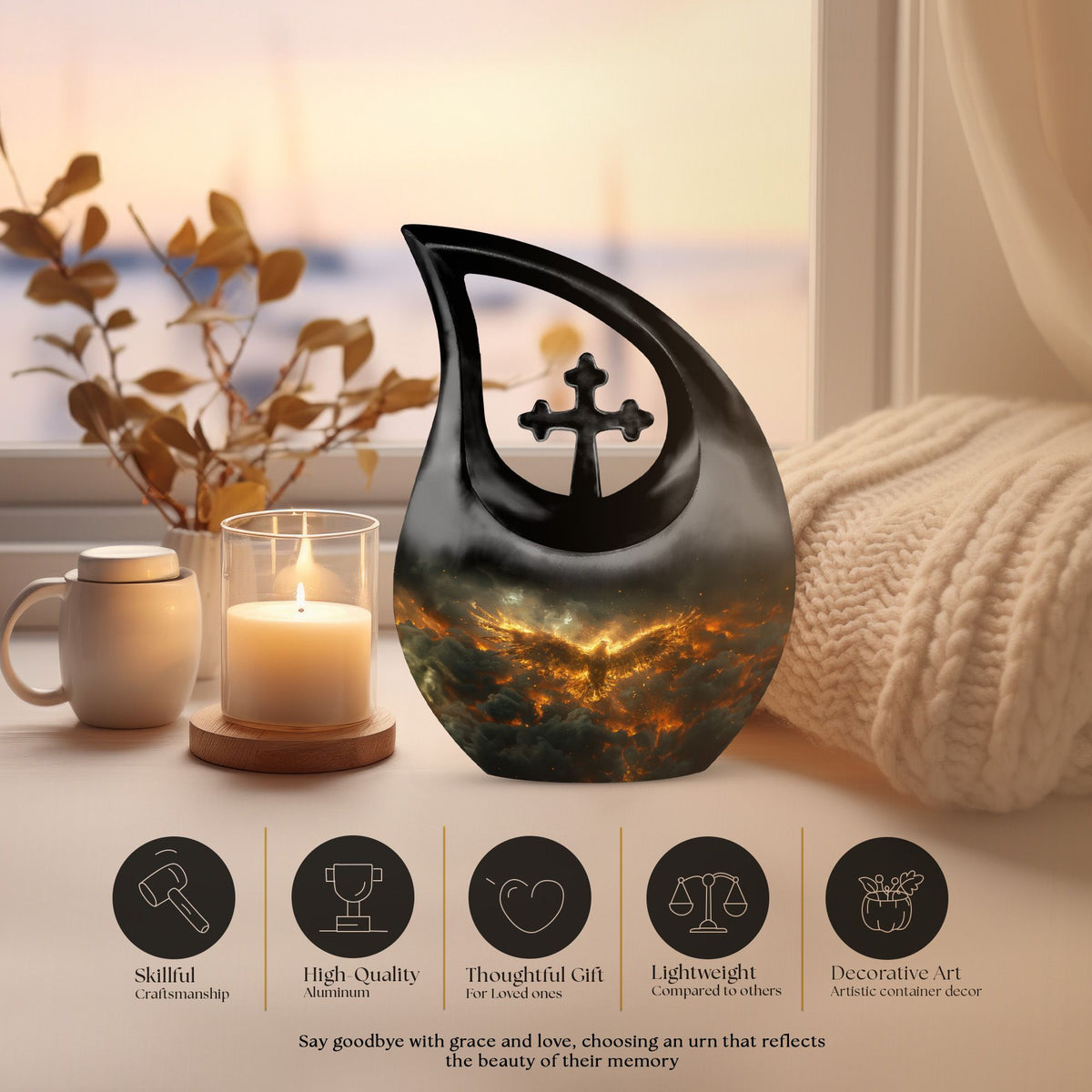 Bird Urns For Ashes - Large Urns For Human Ashes Adult Female