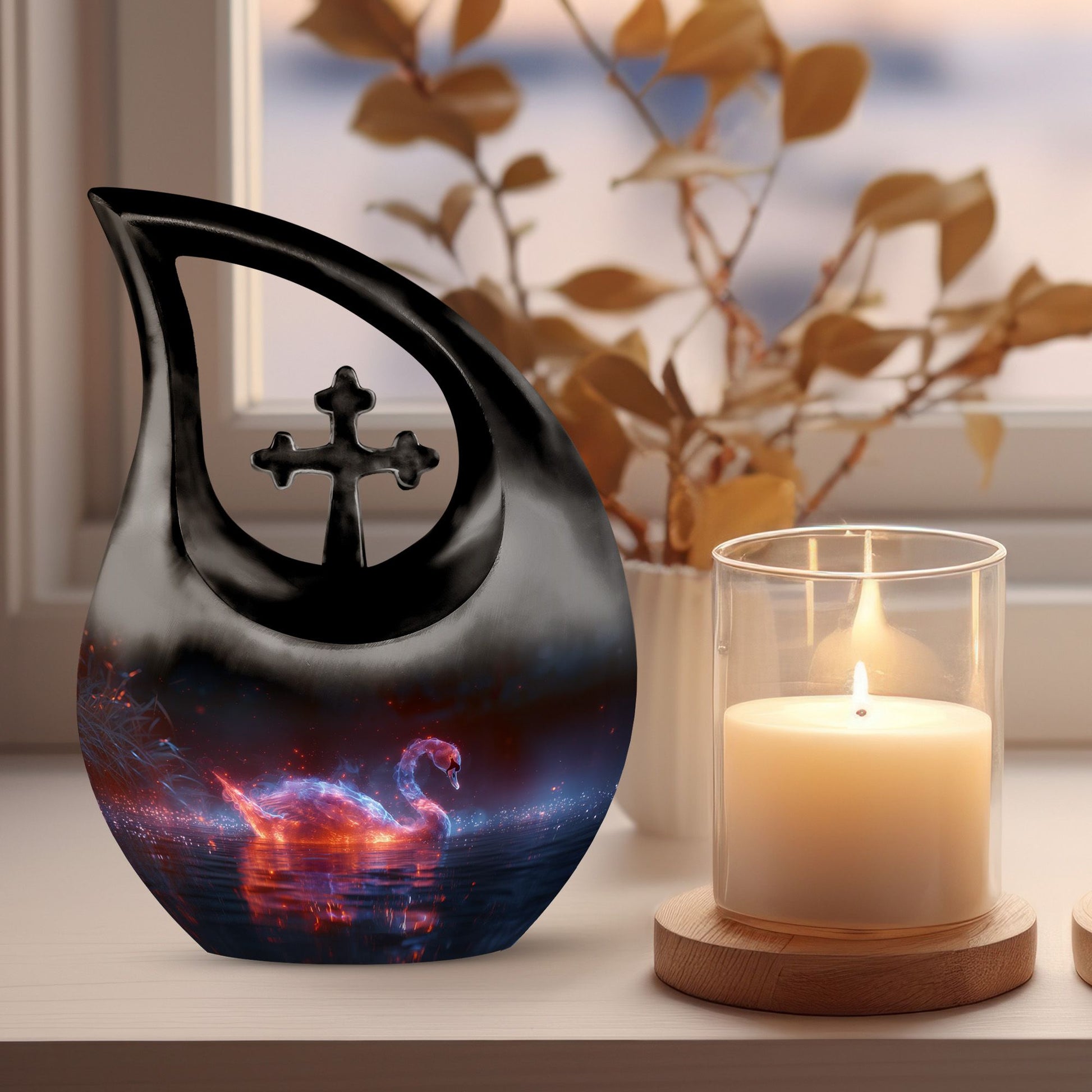 Swan Urns For Ashes - Urns For Ashes Adult Male Large