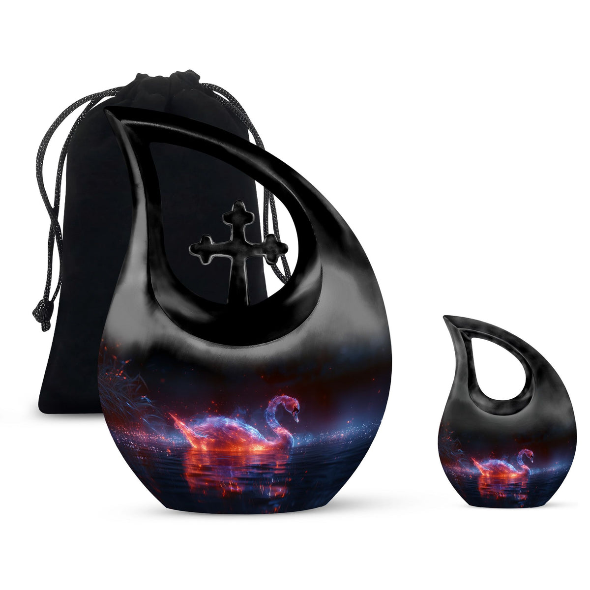 Swan Urns For Ashes - Urns For Ashes Adult Male Large
