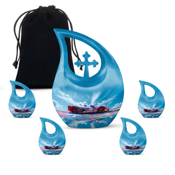 Large Urn With 4 Keepsake