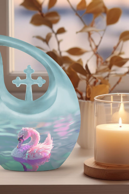 Swan Urns For Ashes - Urns For Human Ashes Large Adult